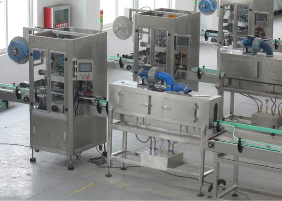 Çin Şişeler / Kavanoz Otomatik Paketleme Makinesi, Isı Daralan Kol Etiketleme Makinesi Tedarikçi